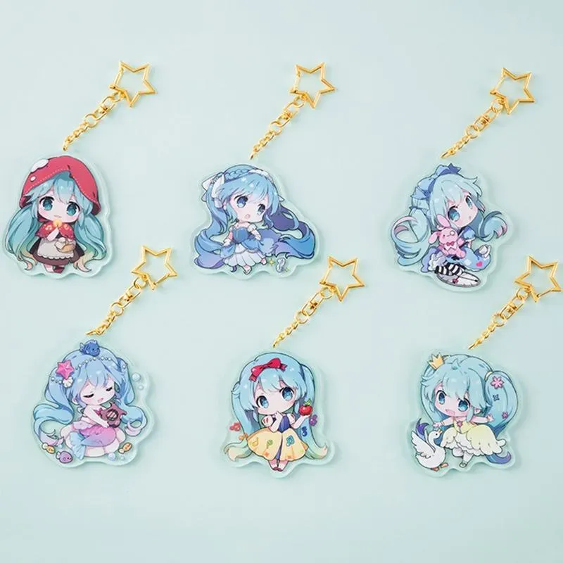 Vocaloid Hatsune Miku Fantasy Fairy Tale Series nøkkelring blindboks 7 cm
