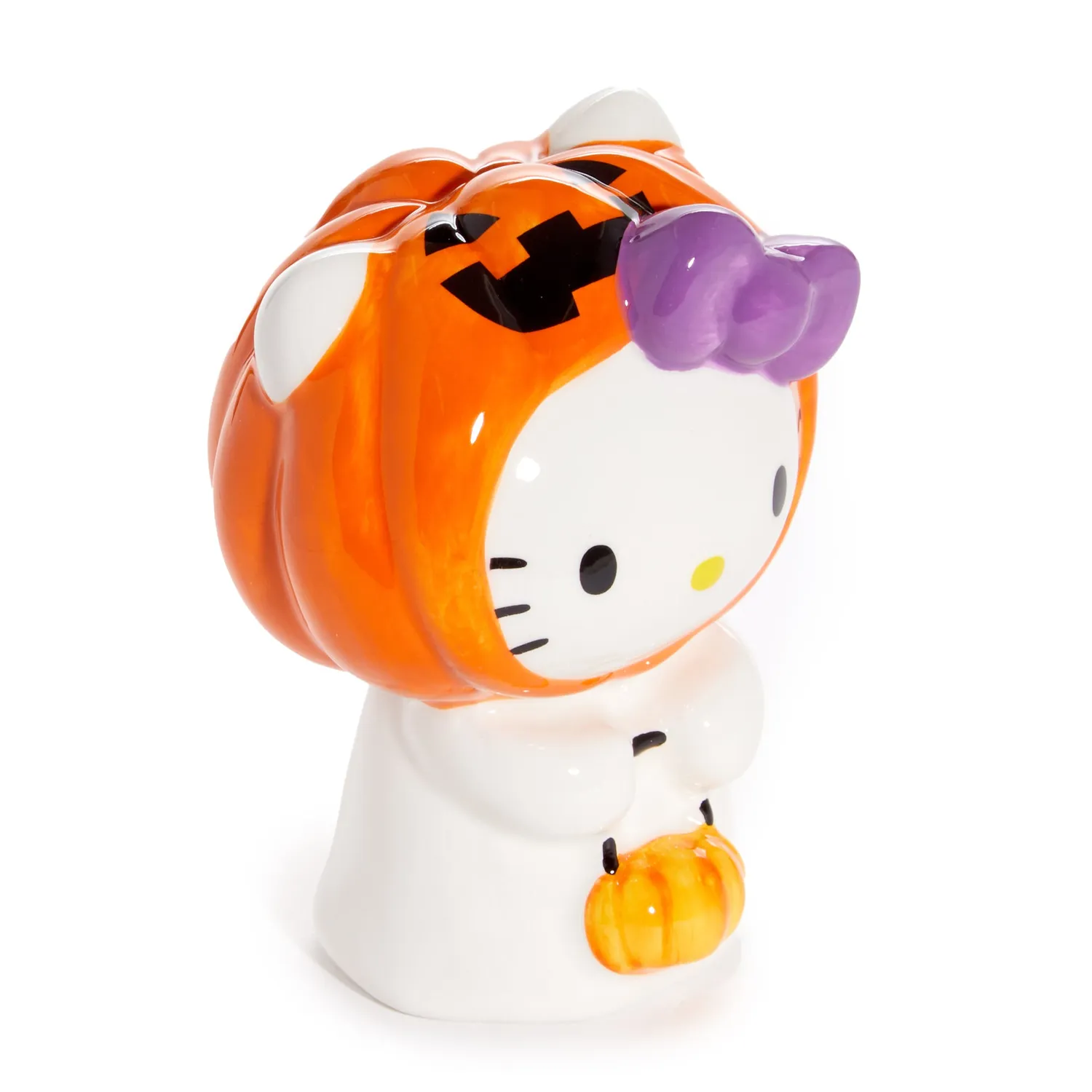 Hello Kitty Trick or Treat Ghost keramikkfigur Halloween håndmalt