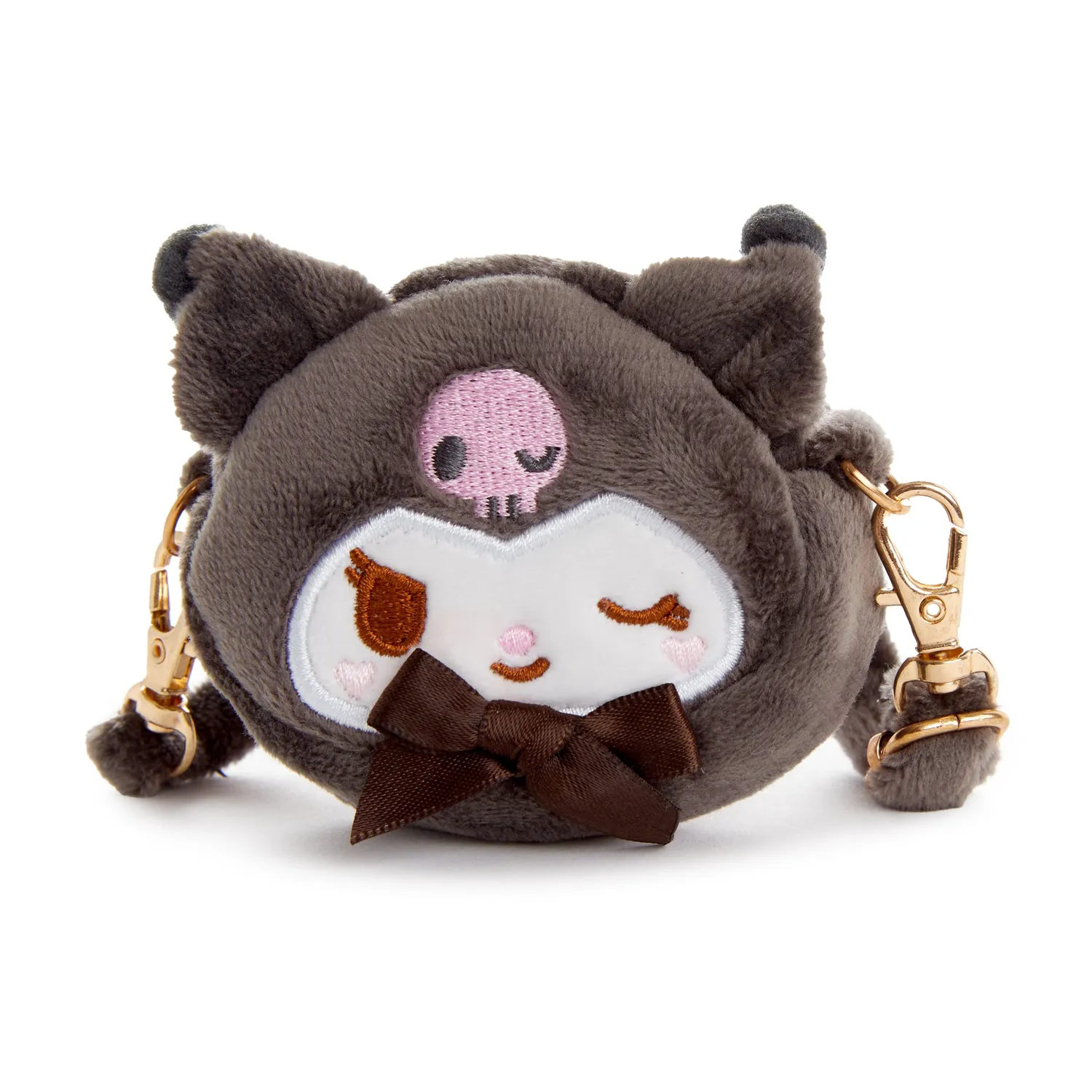 Sanrio Wink Series Kuromi plush minipung med konvertibel stropp