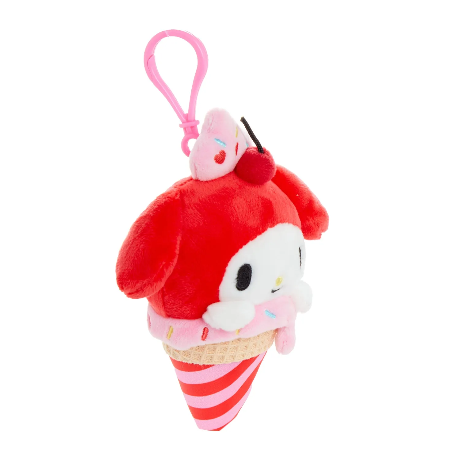 Hello Kitty My Melody Plush Mascot Clip kosedyrklips iskrem