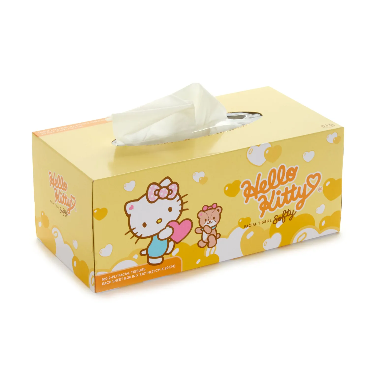 Hello Kitty Softly Facial ansiktsservietter 3 esker 2-lags