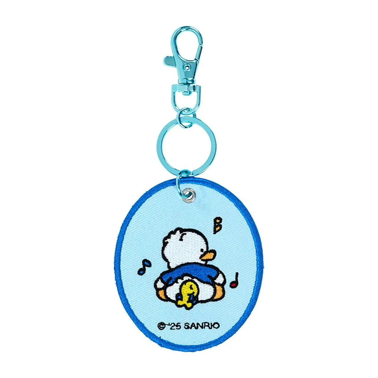Hello Kitty Pekkle Mascot Badge-nøkkelring, brodert navneskilt