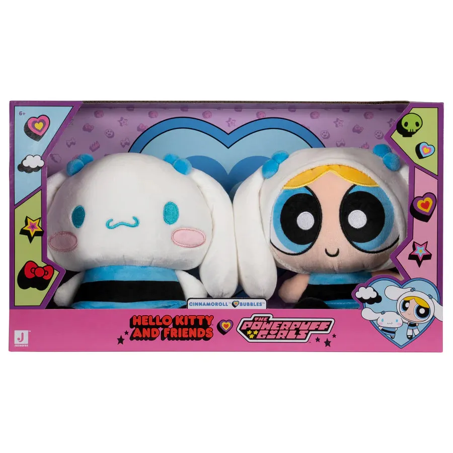 Hello Kitty Powerpuff Girls kosedyrsett Hello Kitty & Blossom 20 cm