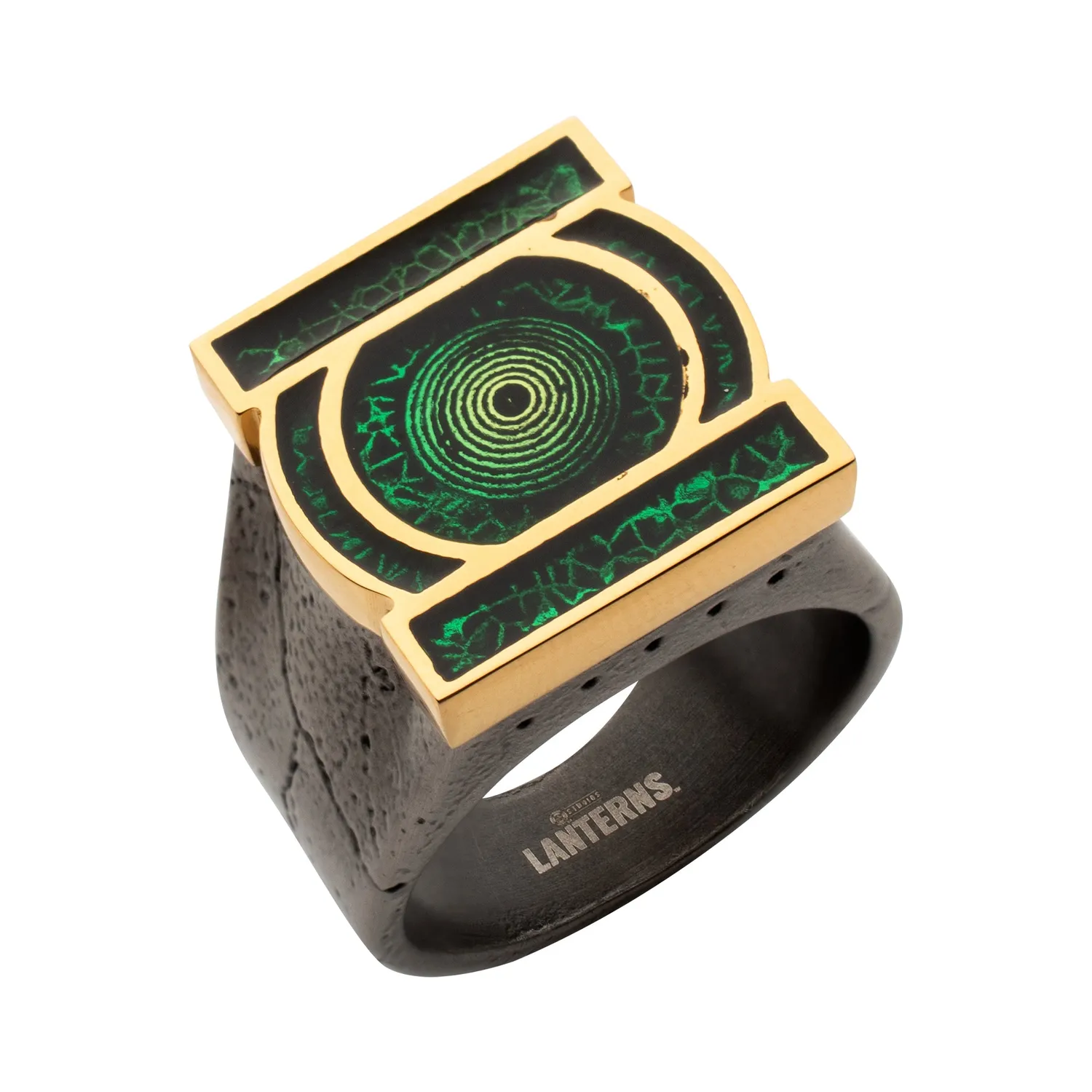 Green Lantern Lanterns Green Lantern Power Ring ring størrelse 6–14 grønn emalje