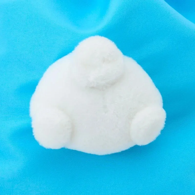 Hello Kitty Cinnamoroll Face Plush Drawstring Travel Pouch snørepung