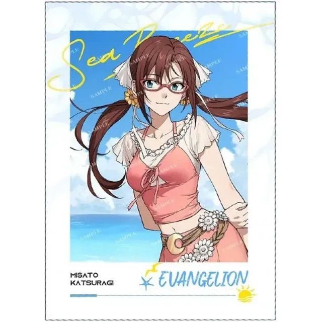 Evangelion Misato Sea Breeze Ver. fotokort 6,5 × 9 cm
