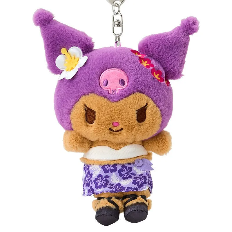 Hello Kitty Suntan Series Kuromi Plush Mascot nøkkelring
