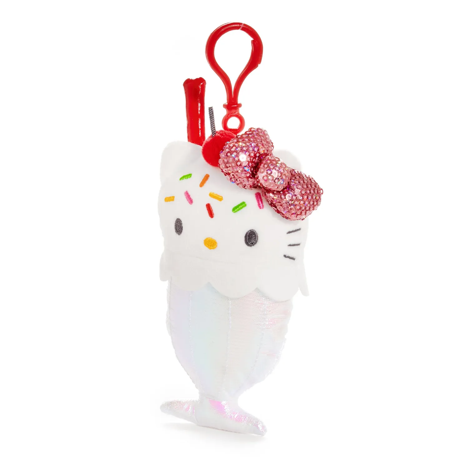 Hello Kitty Classic Carhop Series Milkshake Mascot Clip plysjklips