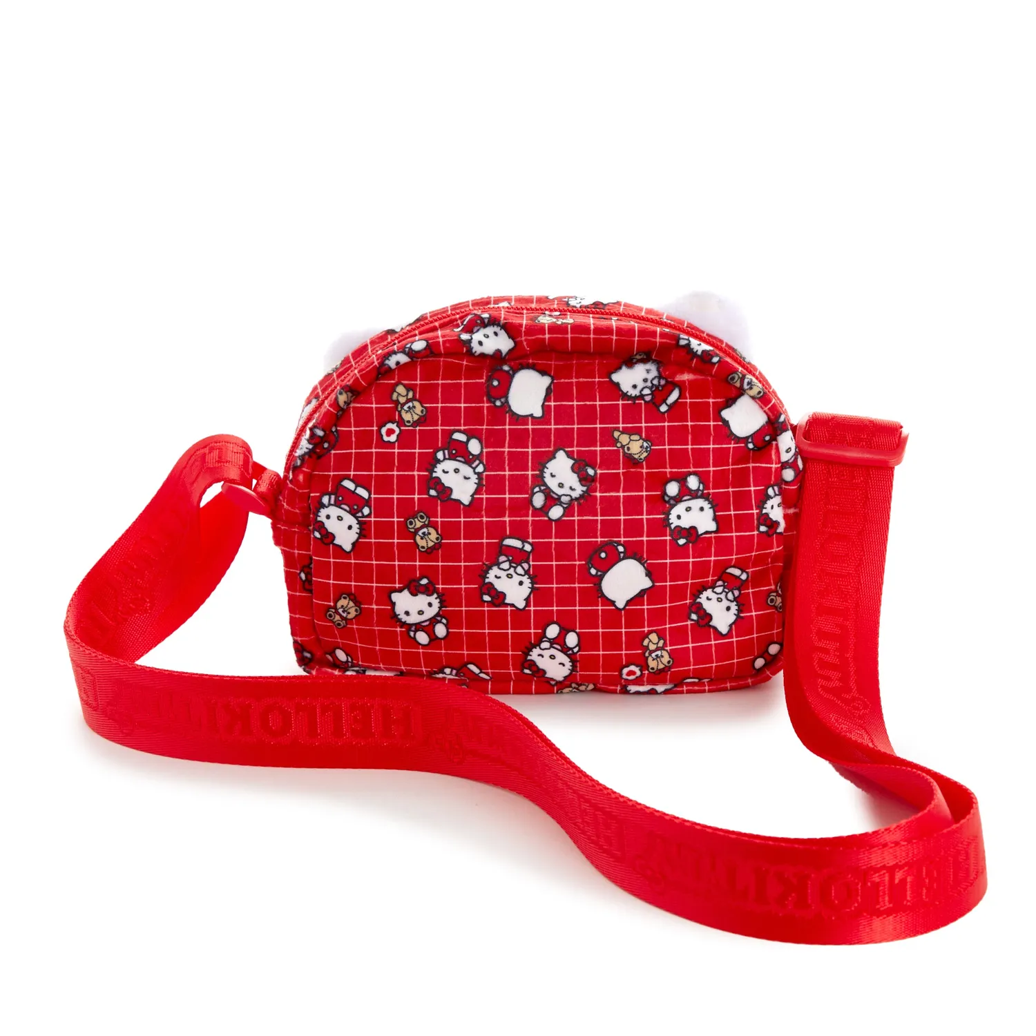 Hello Kitty Ruby Red Series Plush Crossbody Bag veske rød
