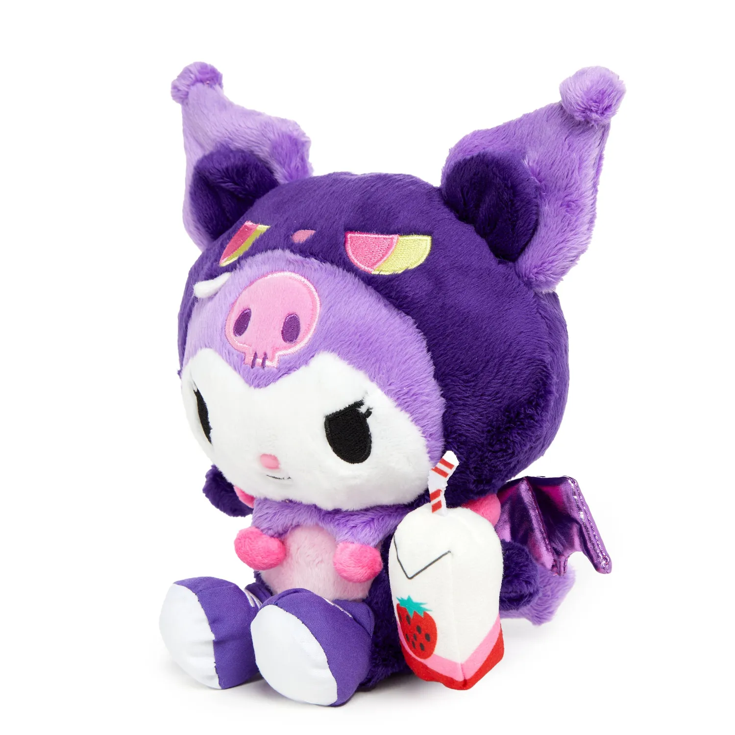 Hello Kitty Kuromi x tokidoki Spooky flaggermusbamse 8 tommer