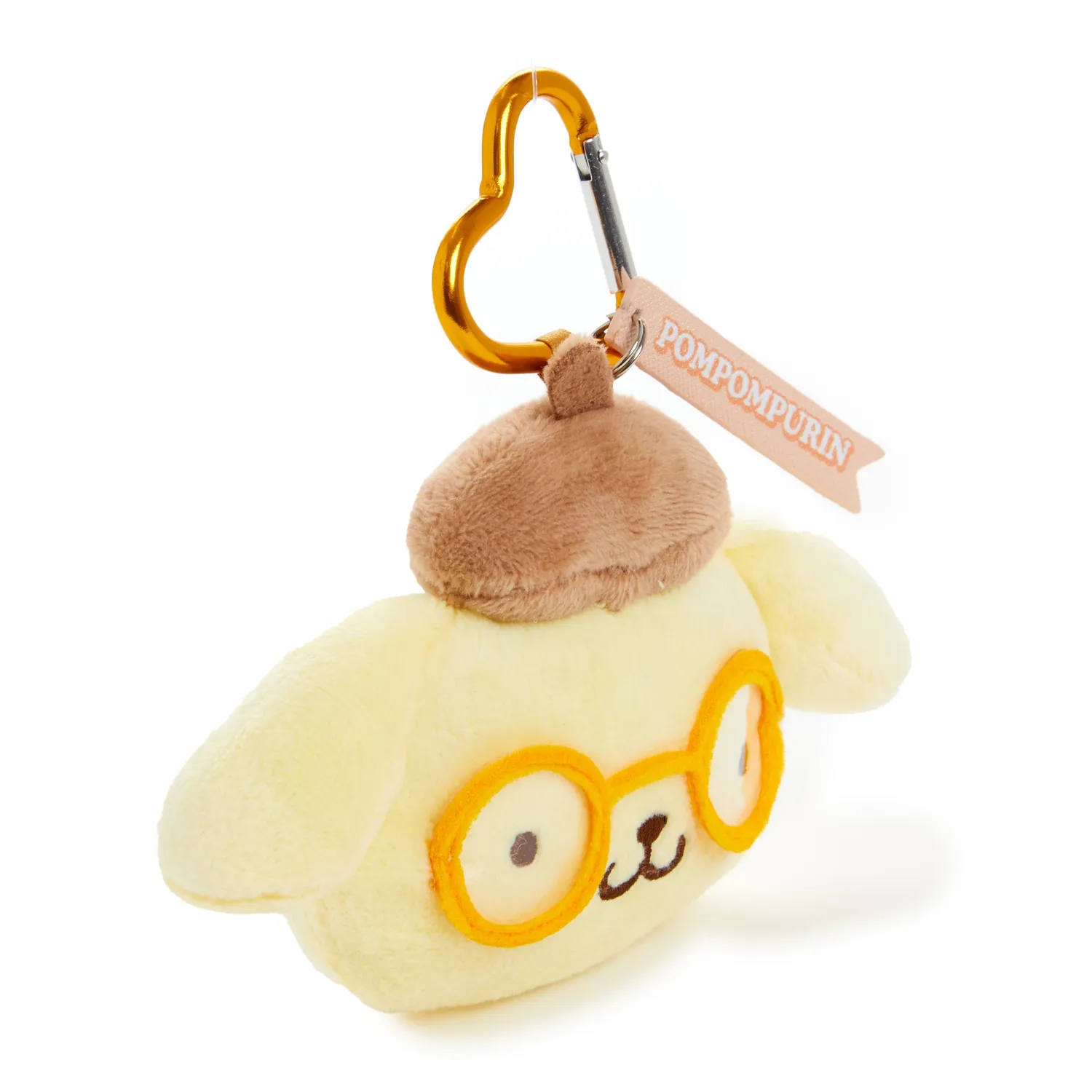 Hello Kitty Glasses Series Pompompurin Plush Mascot nøkkelring med briller