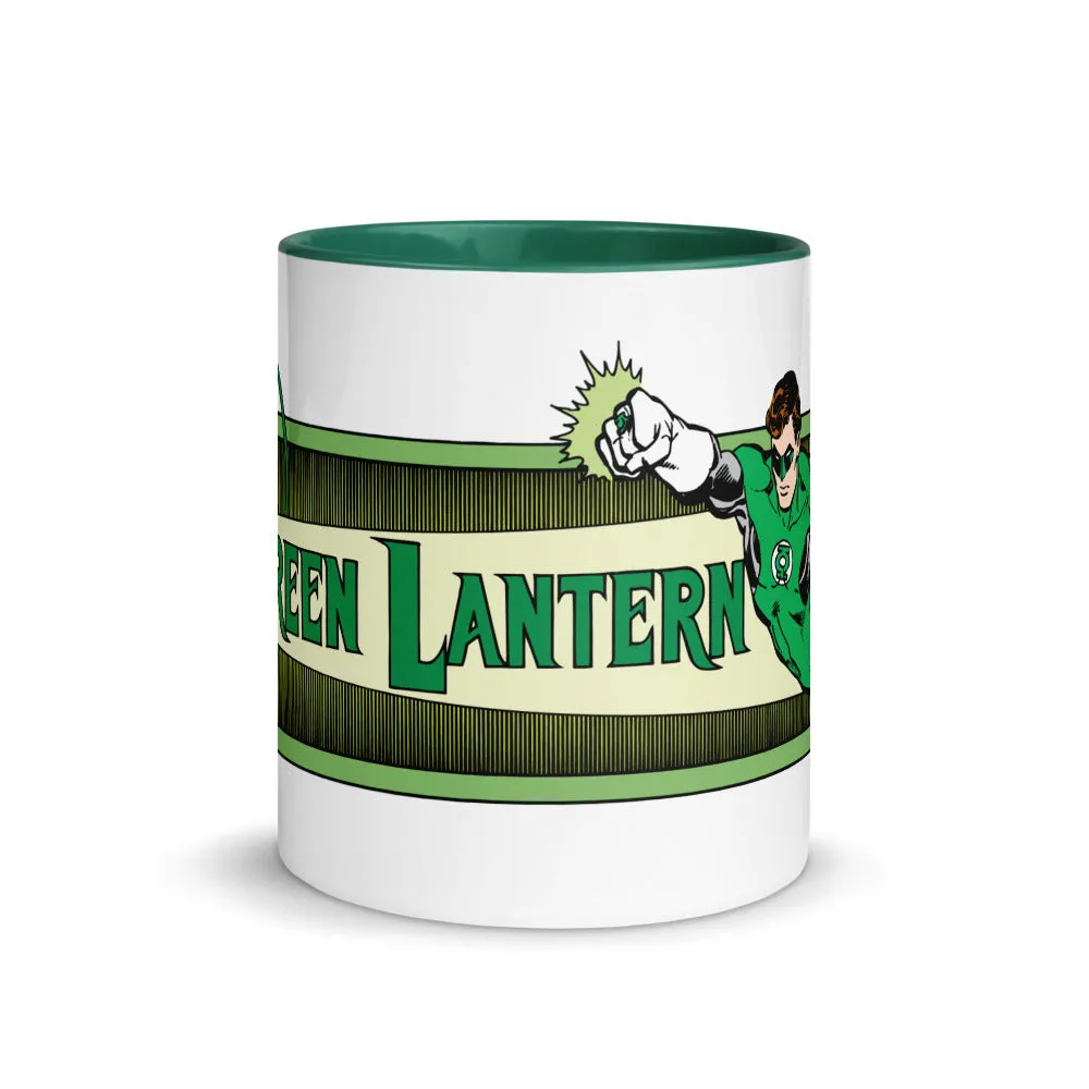Batman GREEN LANTERN Power Battery krus mørkegrønn 11 oz