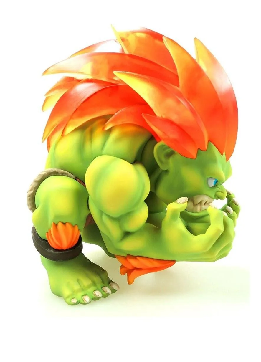 Manga Mania Street Fighter Blanka T.N.C-05-figur med LED-diorama