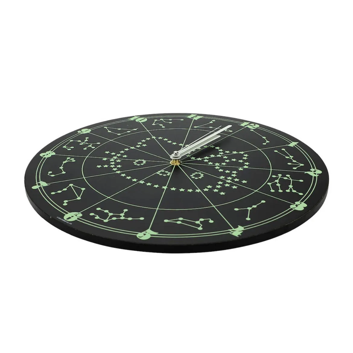 Hello Kitty Zodiac Wall Clock veggklokke selvlysende stjernebilde 34 cm