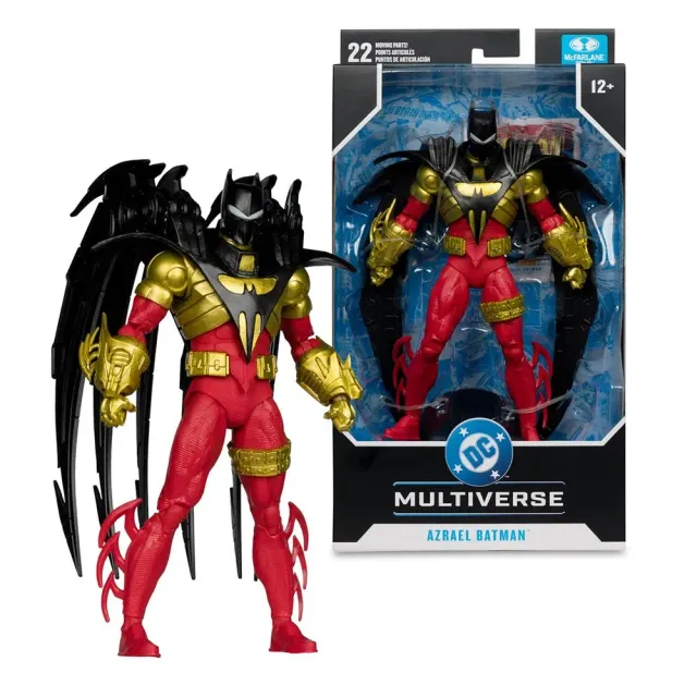 Batman DC Multiverse Knightquest Azrael Batman actionfigur 18 cm