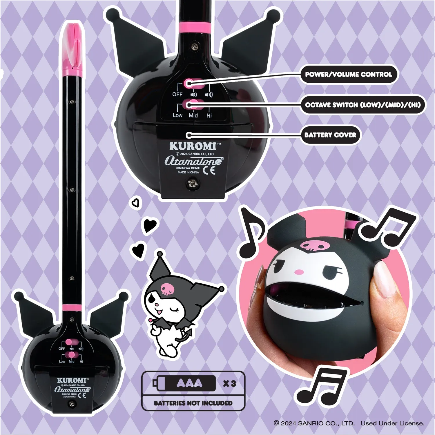 Kuromi Otamatone musikalsk leketøy