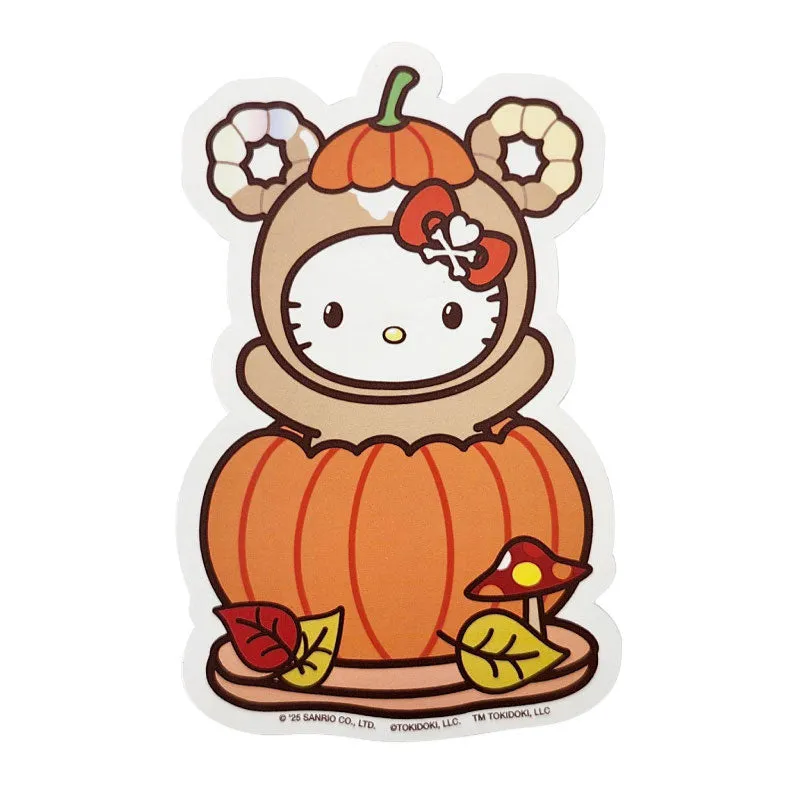 Hello Kitty x tokidoki Pumpkin Spice Harvest klistremerke stort