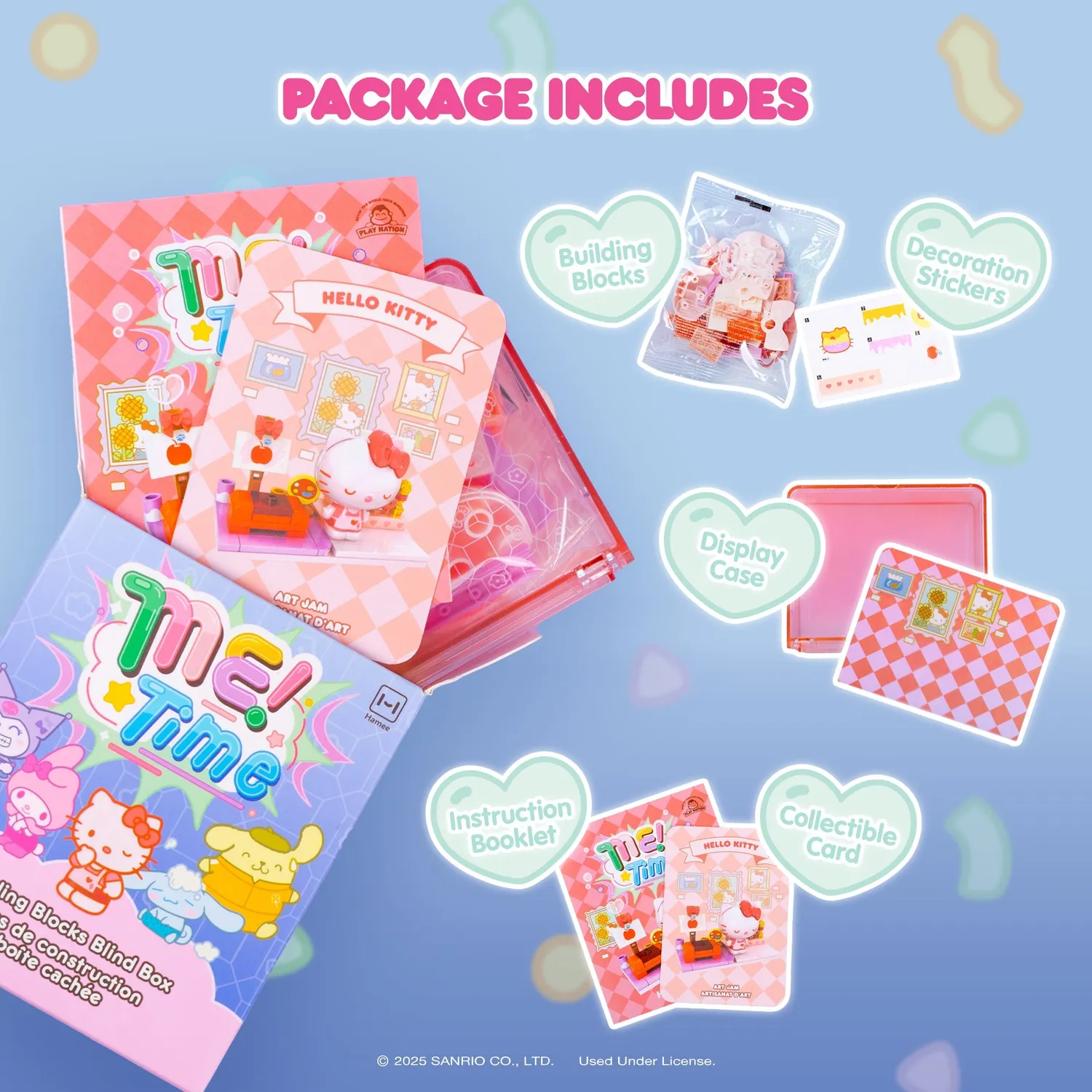 Hello Kitty and Friends Building Blocks Blind Box (Me Time) byggeklosser blindboks
