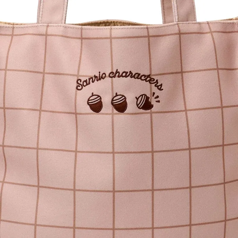 Hello Kitty Fluffy Squirrel Series toteveske med glidelås