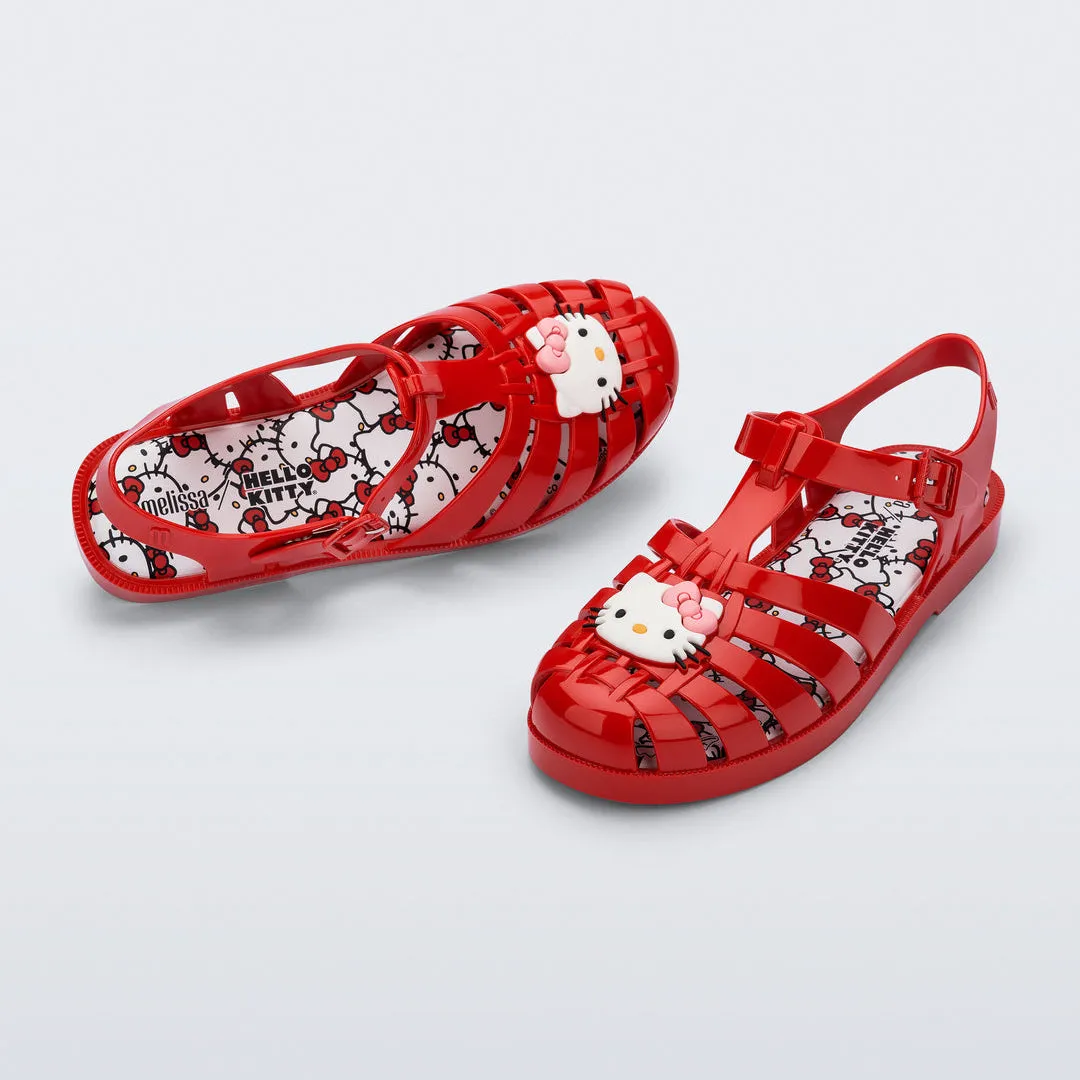 Hello Kitty Melissa Possession sandaler rød PVC