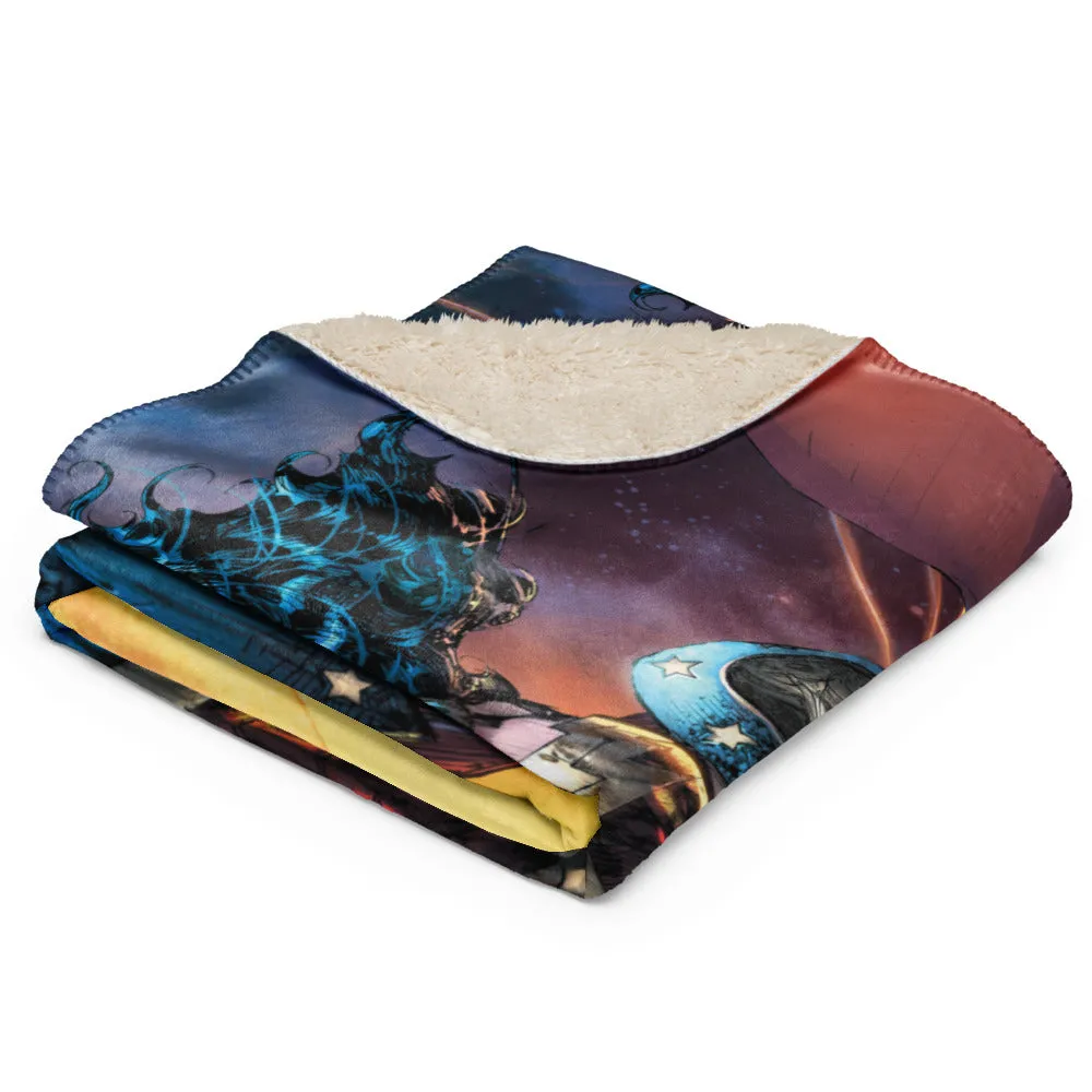 Batman Wonder Woman Lasso & Shield Sherpa Blanket sherpapledd 50 × 60 tommer