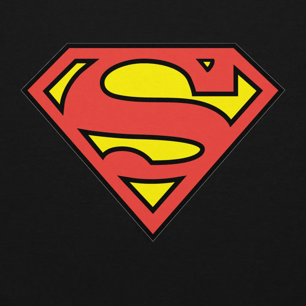 Batman Superman Logo hettegenser kongeblå