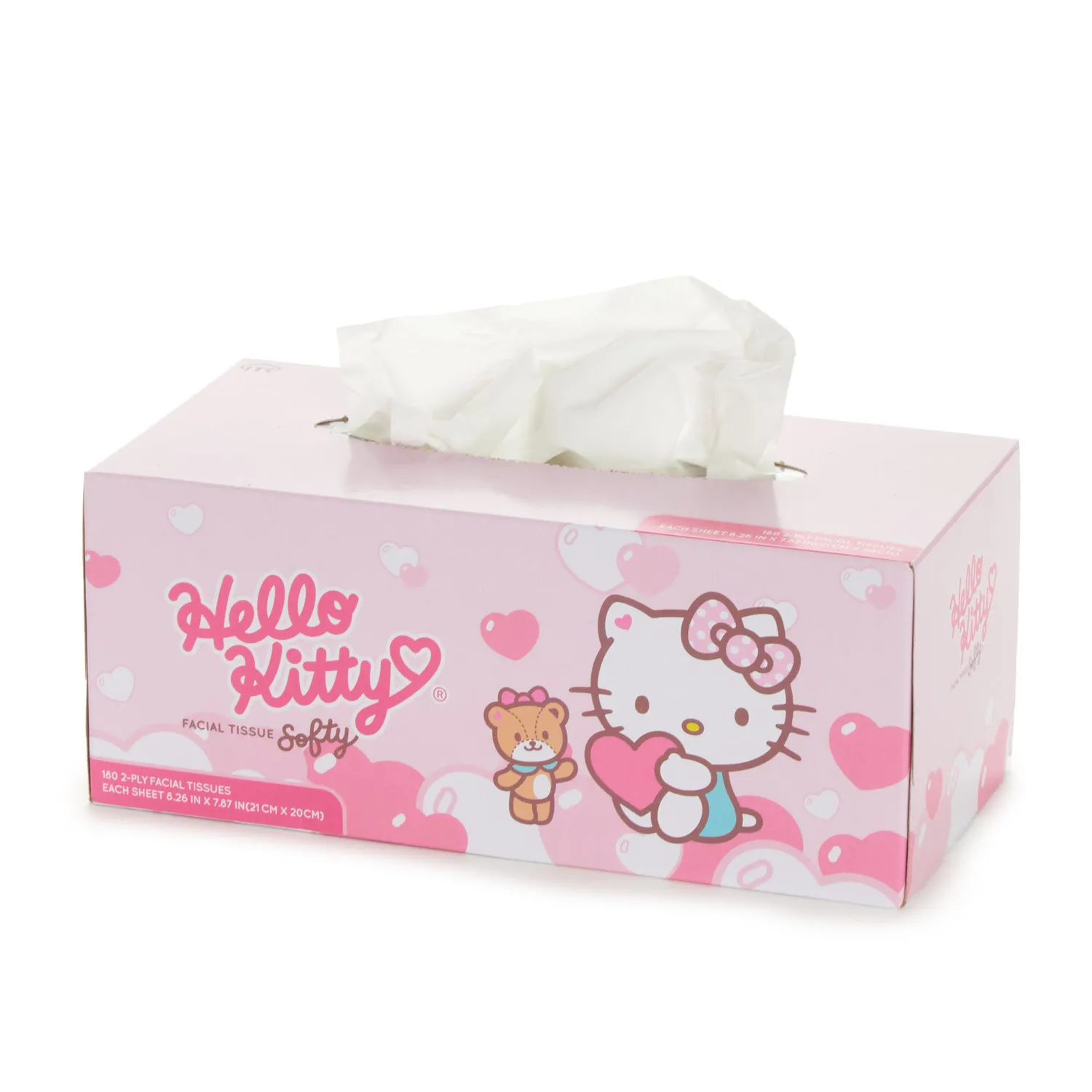 Hello Kitty Softly Facial ansiktsservietter 3 esker 2-lags