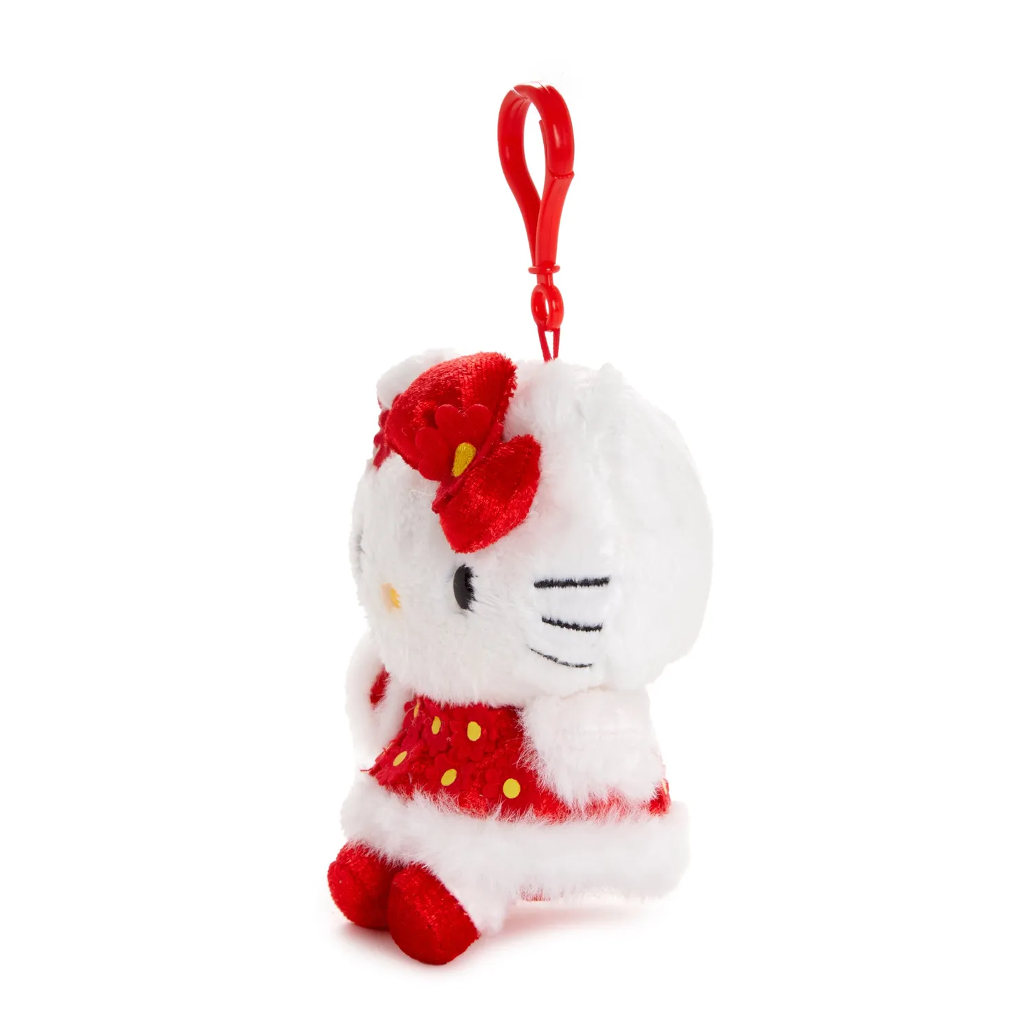 Hello Kitty Floral LNY Series kosedyr med klips 15 cm