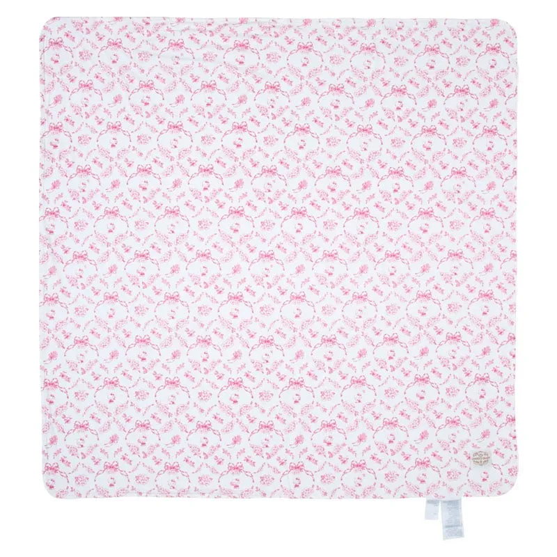 Hello Kitty Sanrio Baby svøpeteppe 35 x 35 tommer økologisk bomull