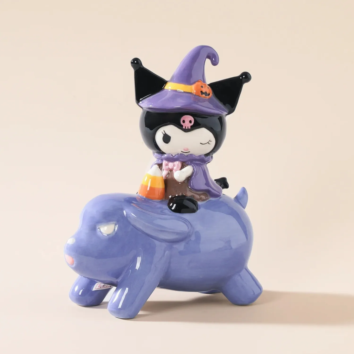 Hello Kitty Kuromi & Baku keramikkfigur Halloween