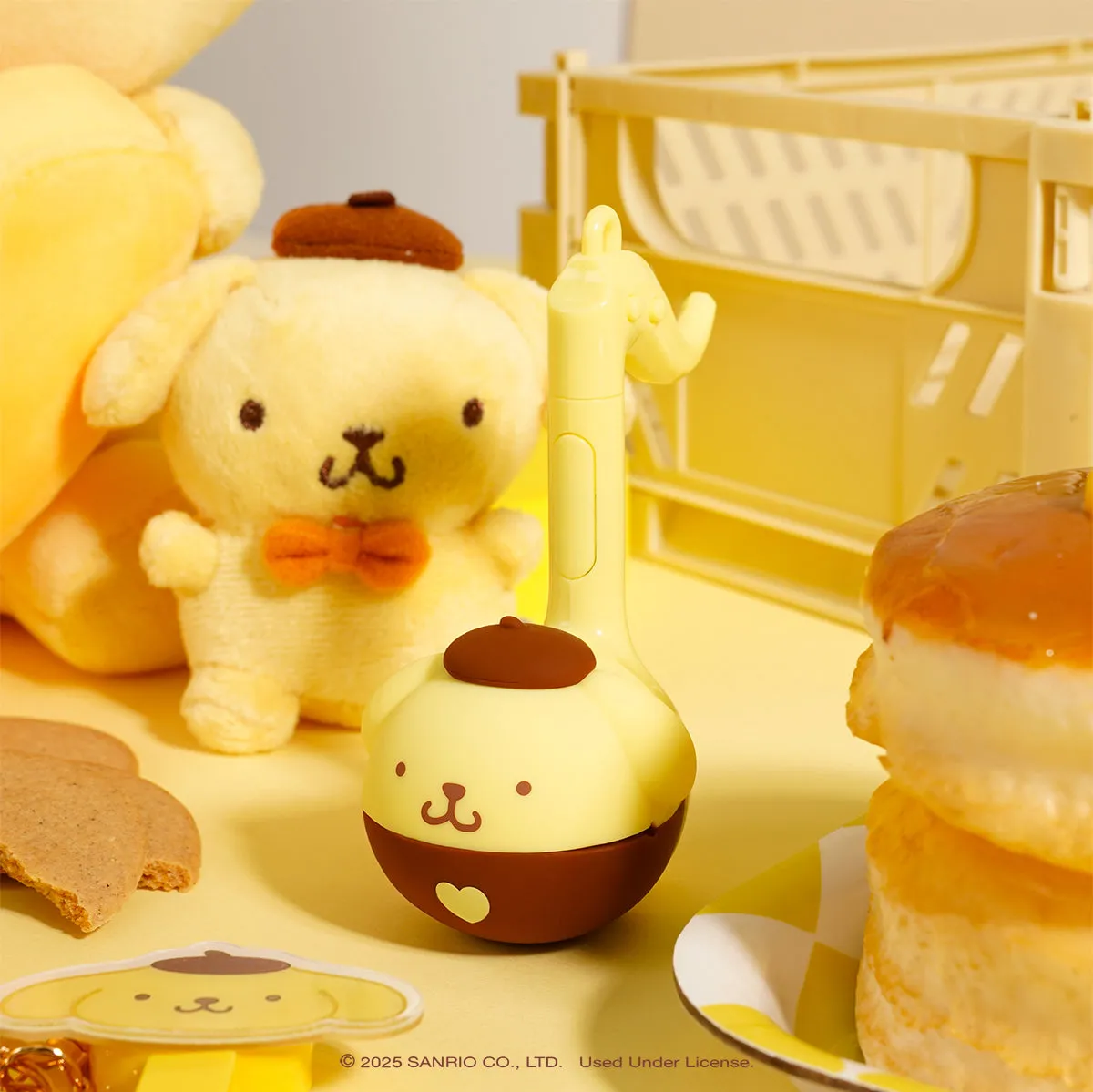 Hello Kitty Pompompurin Mini Otamatone Melody Charm nøkkelring
