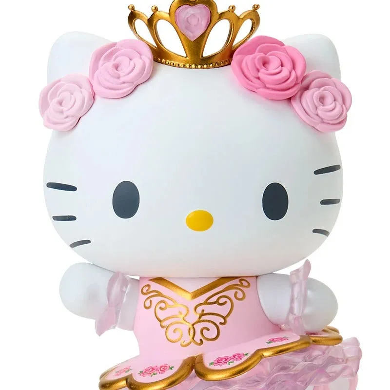 Hello Kitty Kawaii Ballet dansefigur minifigur med sokkel