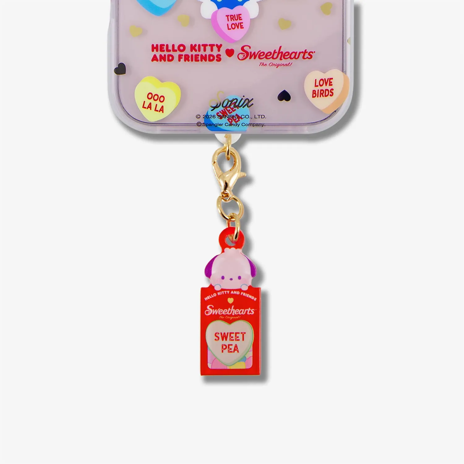 Hello Kitty and Friends x Sonix Sweethearts Charging Port 3-Pc Charms Set Series 2