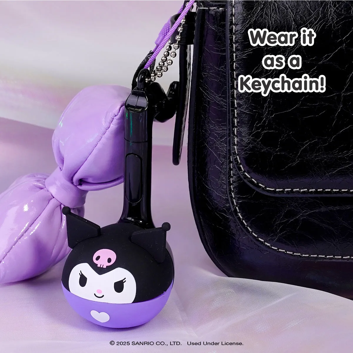 Hello Kitty Kuromi Mini Otamatone Melody Charm nøkkelring