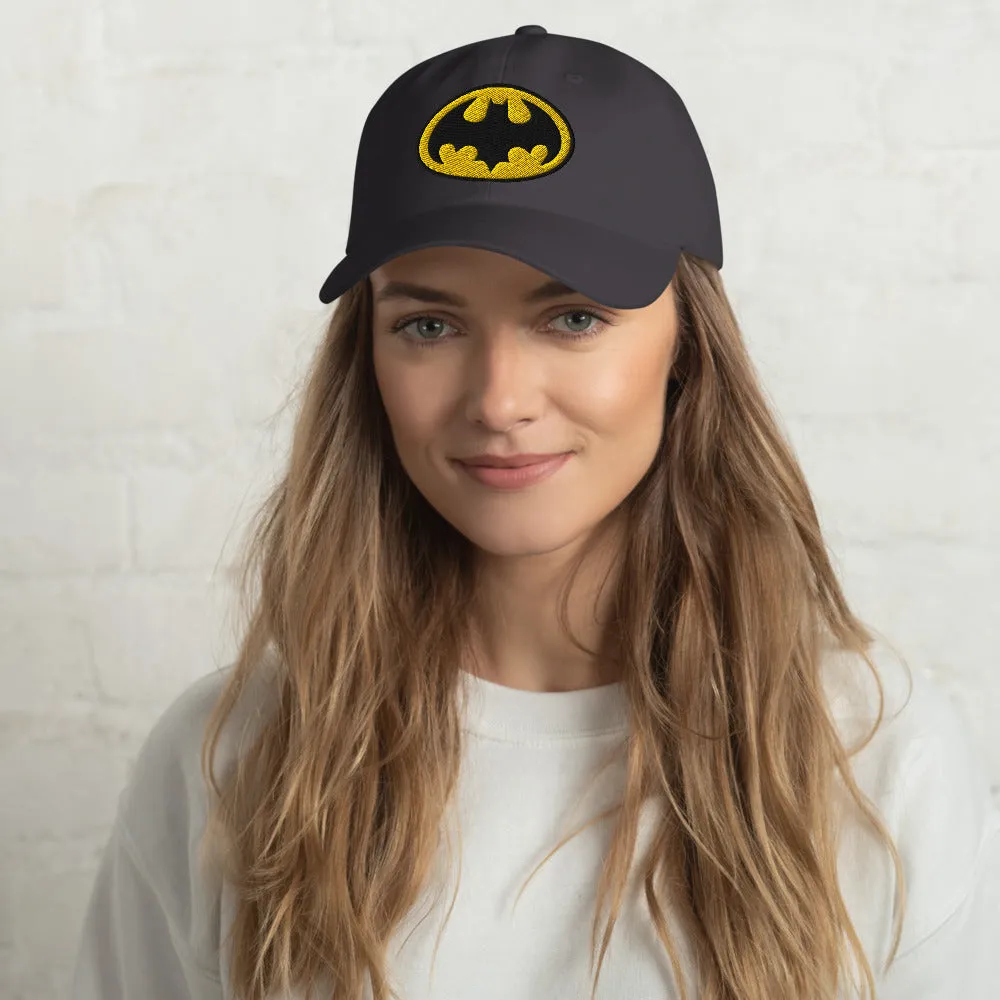 Batman BATMAN (1989) Batman Logo brodert caps Black
