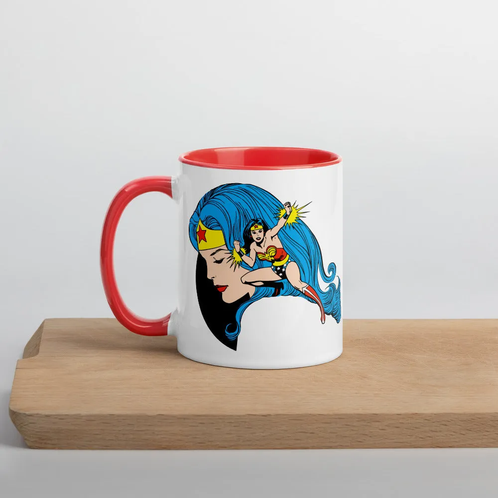 Batman WONDER WOMAN Amazonian Two-tone Mug krus 11 oz rød