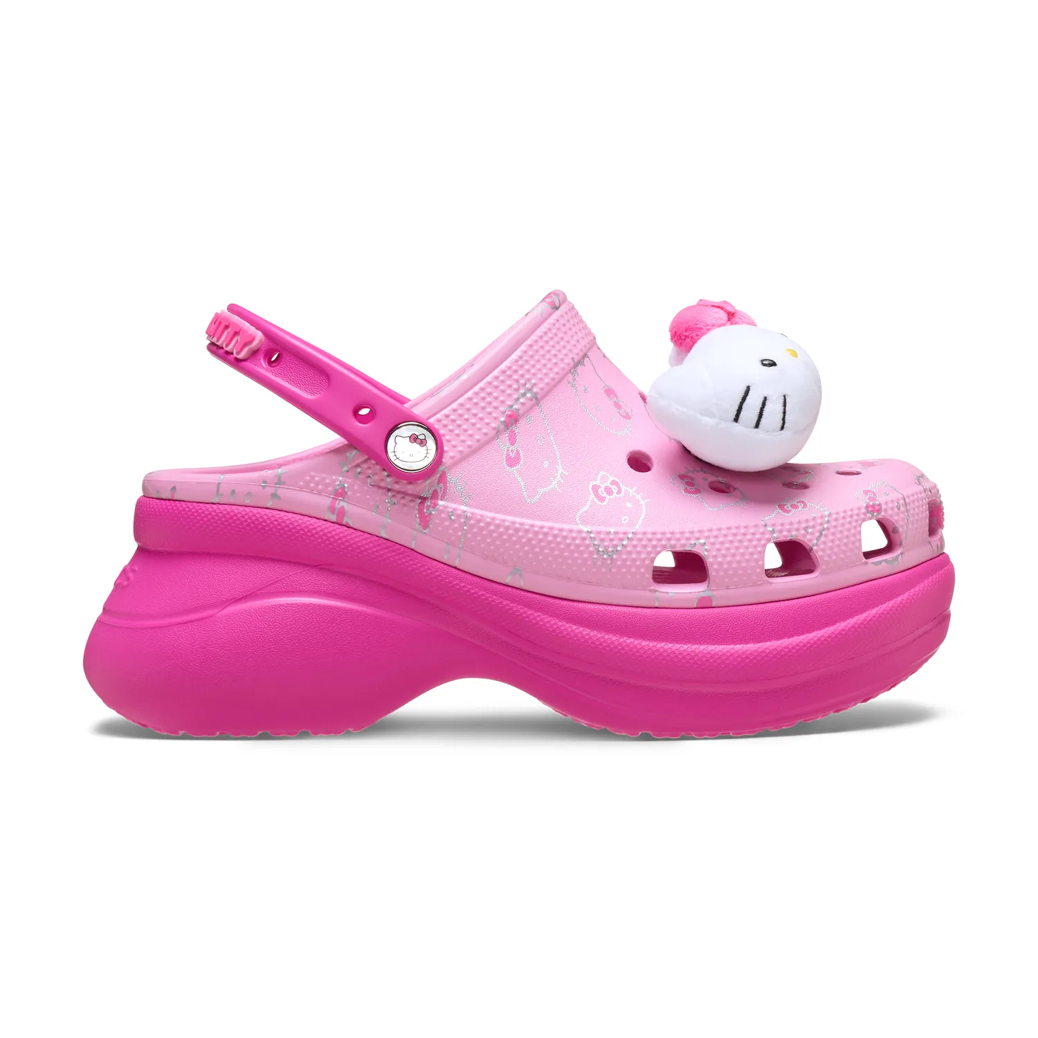 Hello Kitty x Crocs Adult Bae Clog sko rosa W4–W11 6 cm