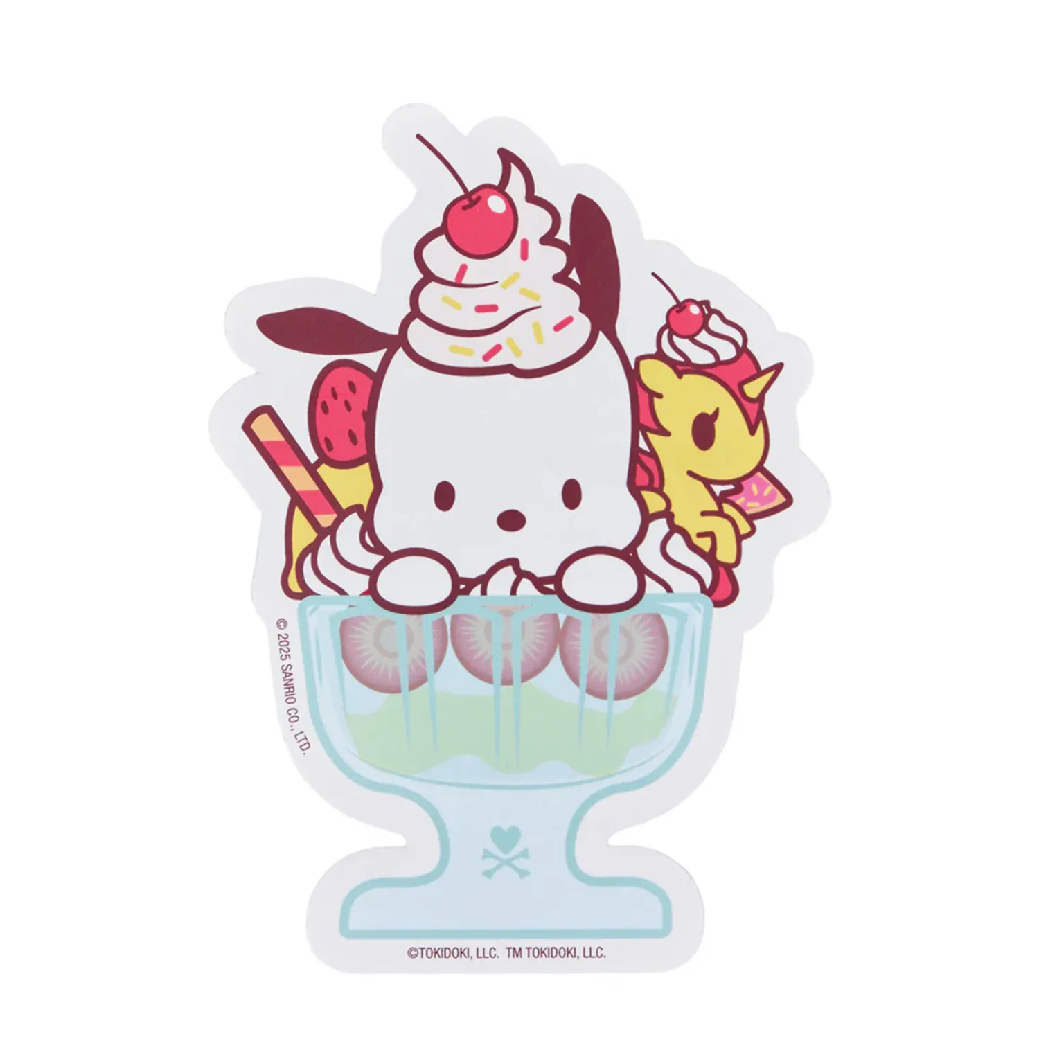Hello Kitty Pochacco x tokidoki Large Sticker Fast Food klistremerke