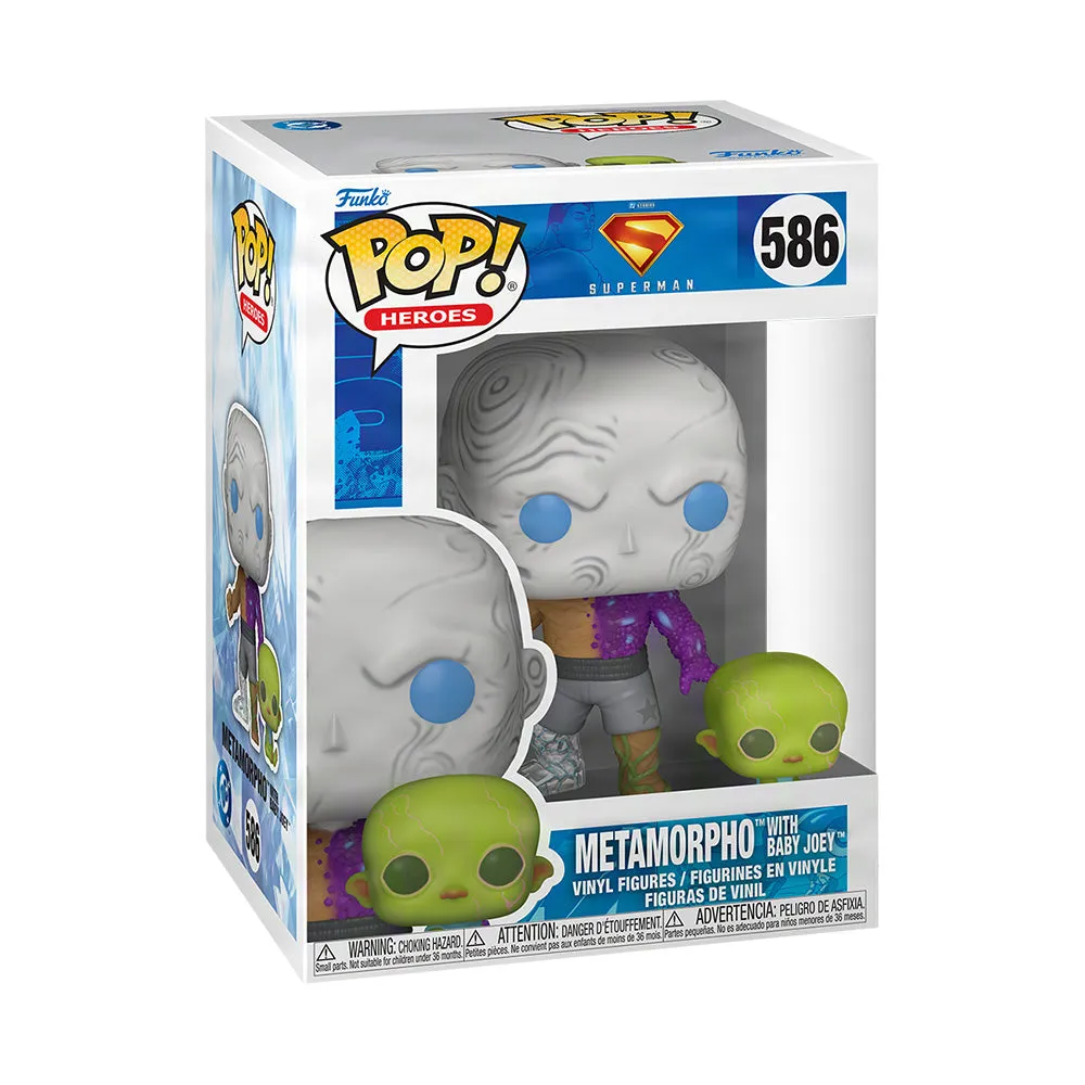 Superman 2025 Metamorpho with Baby Joey Funko Pop vinylfigur
