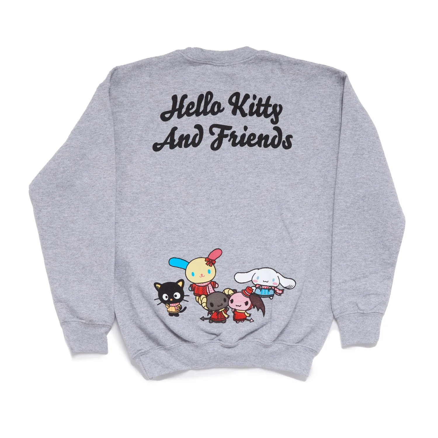 Hello Kitty and Friends Big Kids Cozy Fleece Loungewear Set pysjamas gråmelerte