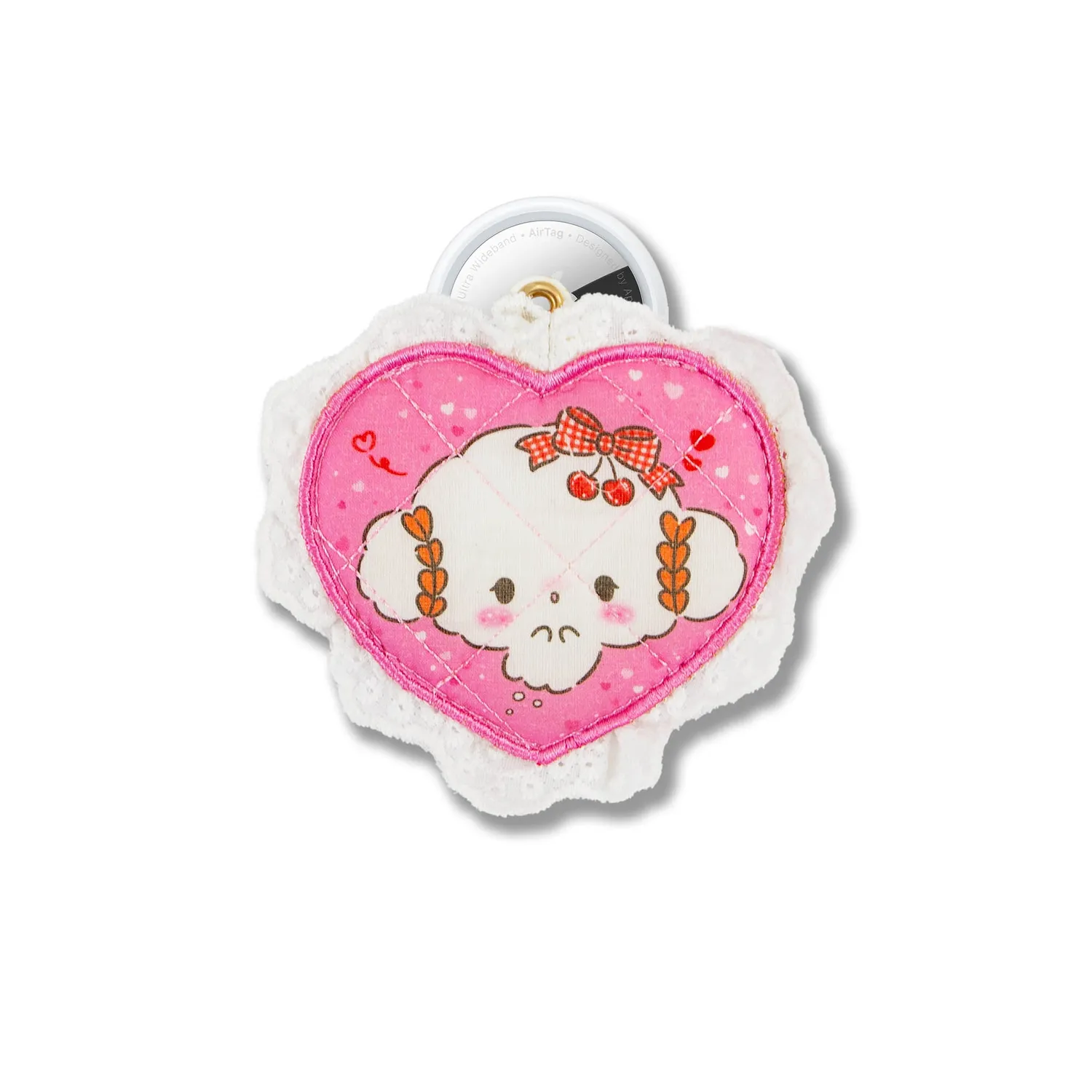 Hello Kitty Cogimyun x Sonix AirTag nøkkelring hjerteformet