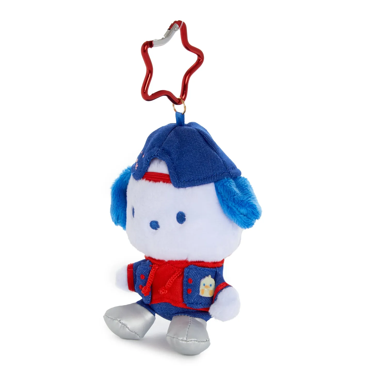 Hello Kitty Hapidanbui Pochacco plysj nøkkelring med karabinkrok