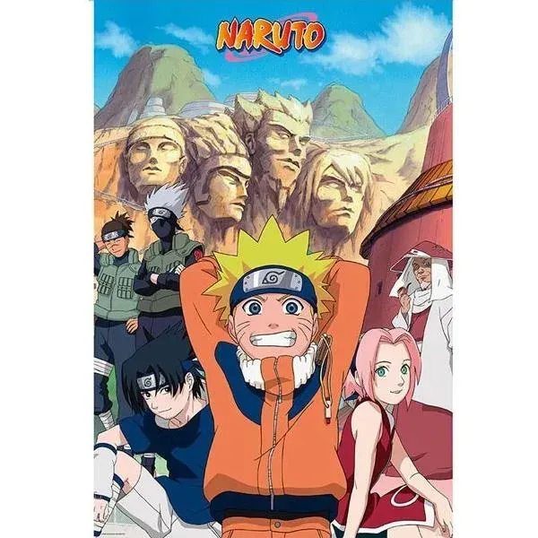 Naruto Main Cast poster 91,5 × 61 cm