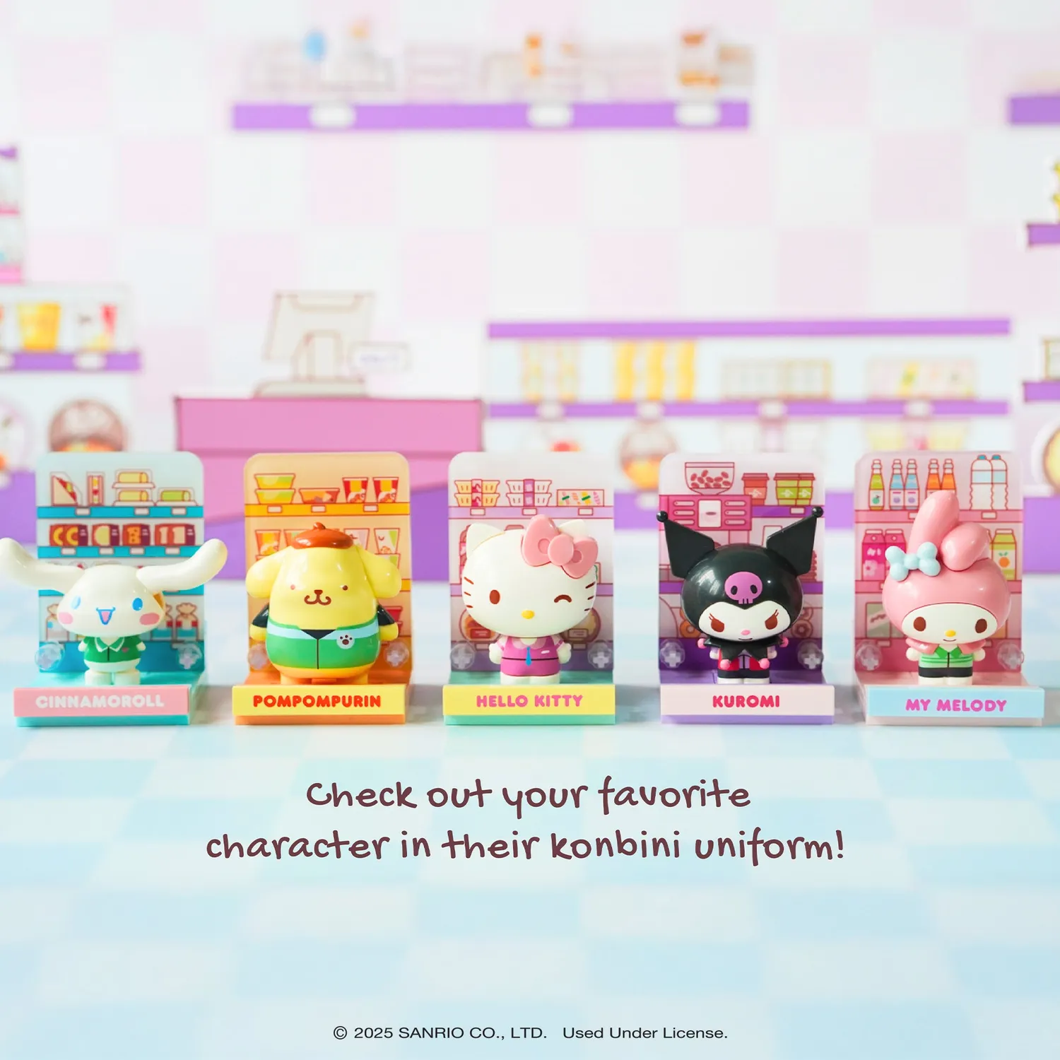 Sanrio Kuromi Konbini byggeklosser Coffee & Donut Set