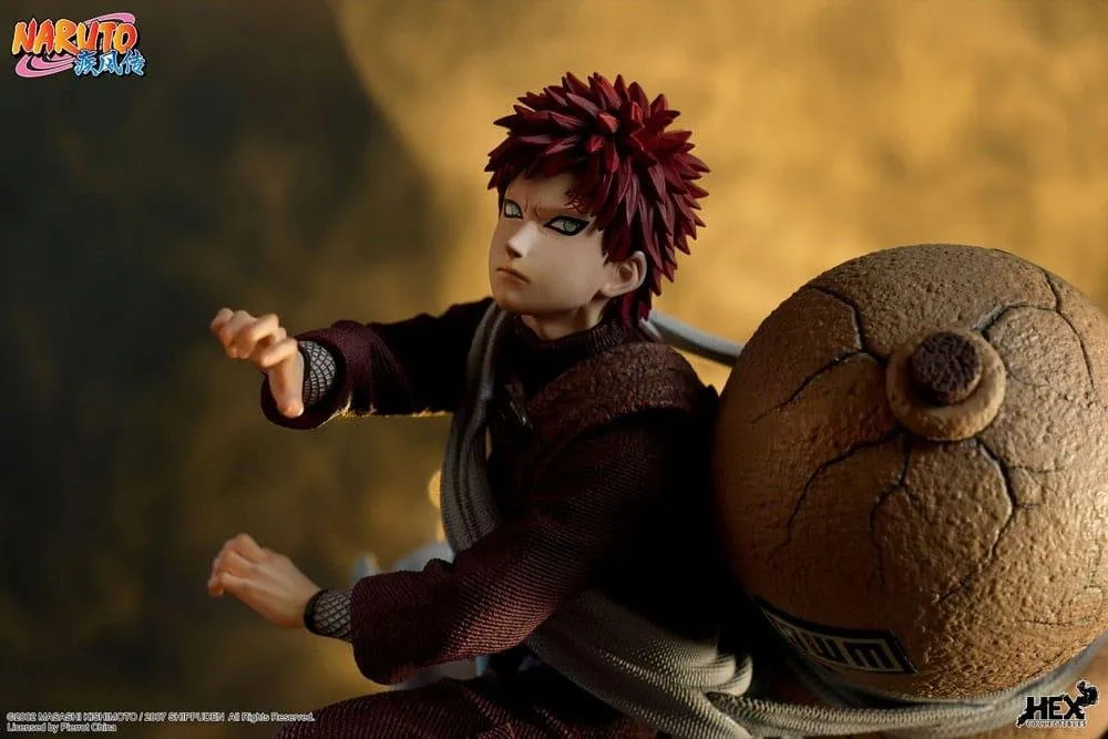 Manga Mania Naruto Shippuden Gaara VS Kimimaro Elite Dynamic-figur 61 cm