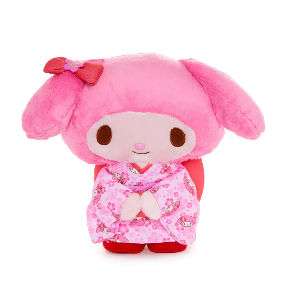 My Melody Spring Kimono Series 10” rosa stående plysjbamse