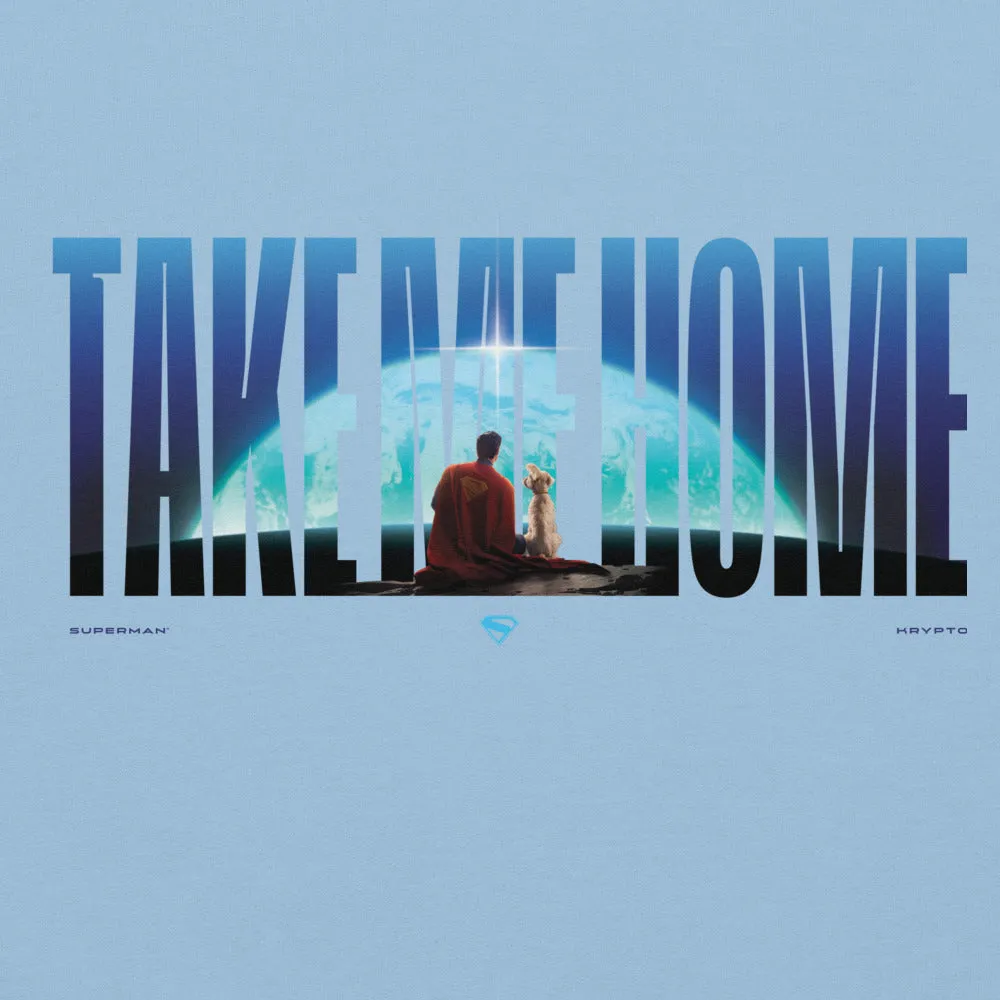 Batman Superman (2025 Movie) Take Me Home Hoodie blå