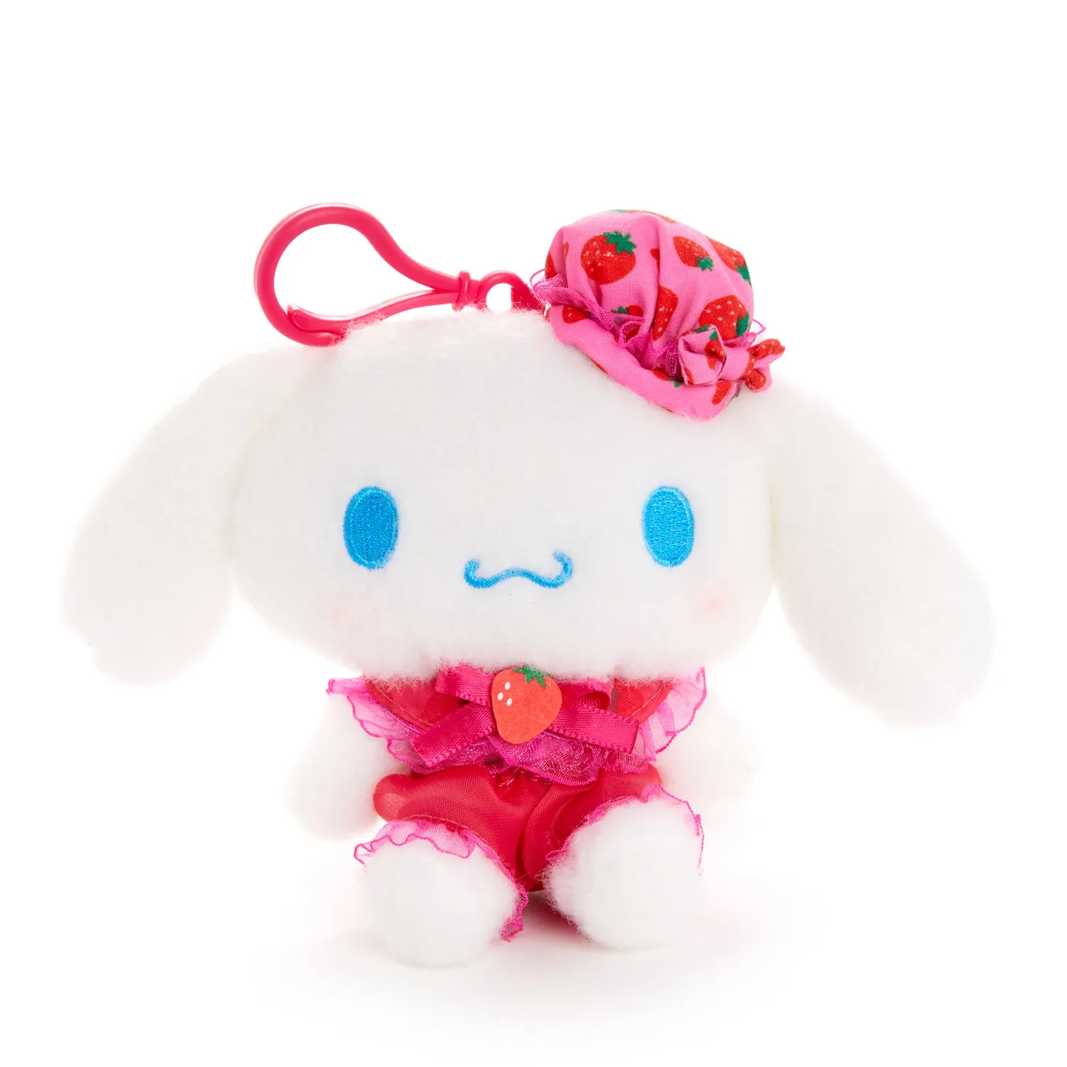Hello Kitty Strawberry Treat Cinnamoroll Plush Mascot Clip kosefigur