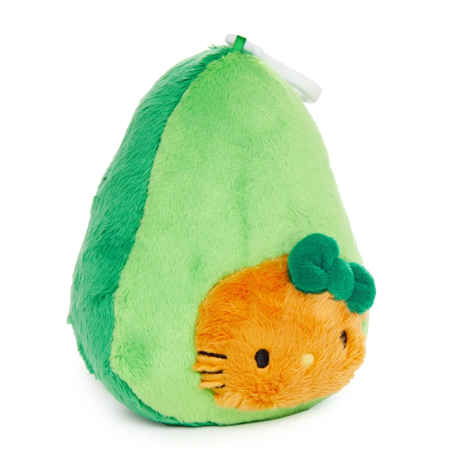 Hello Kitty Fruit & Veggie Series Avocado Plush Mascot Clip plysjklips