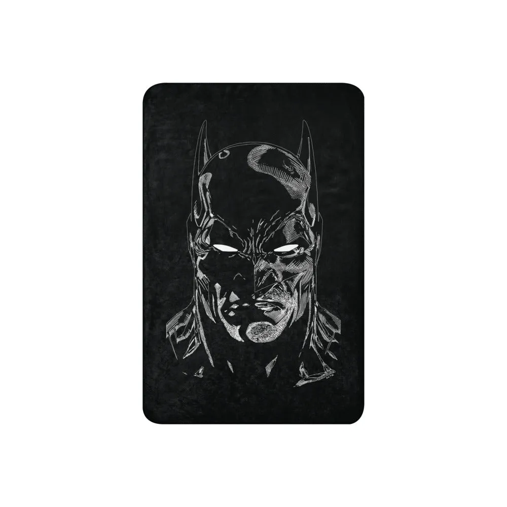 Batman Monochrome Knight sherpapledd 50 x 60 tommer